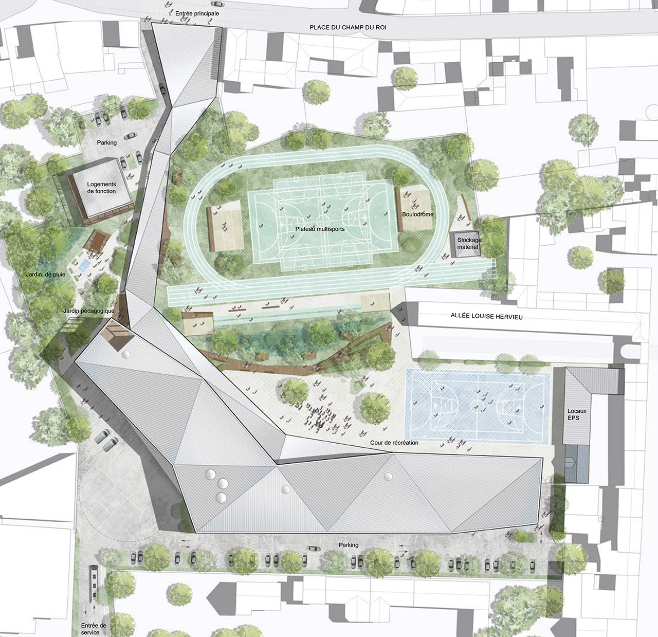 Alençon-CollègeJeanRacine-PlanMasse-Def