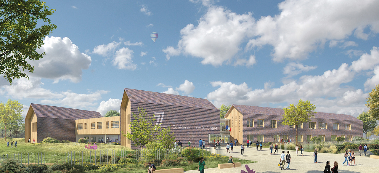 JouyLeChatel-Collège-VueRueDeParis